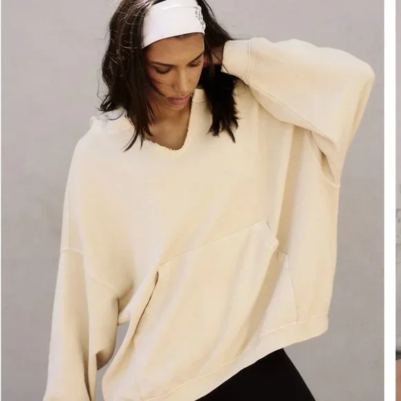 FP Movement, by Free People, Best Of Hoodie, in Oatmilk, size M // NWT //CURRENT - Picture 2 of 9